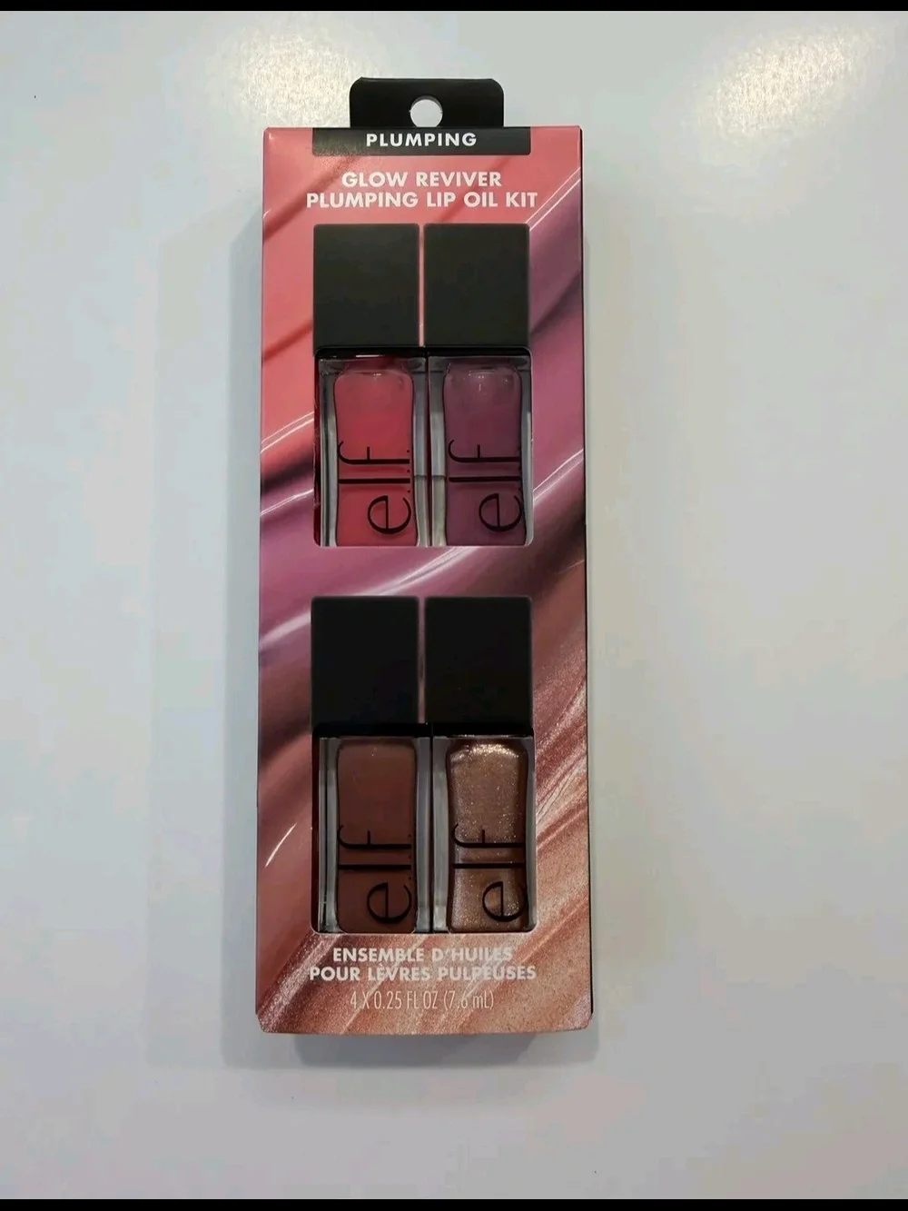 e.l.f. Glow Reviver Plumping Lip Oil Kit — 4 Piece Set